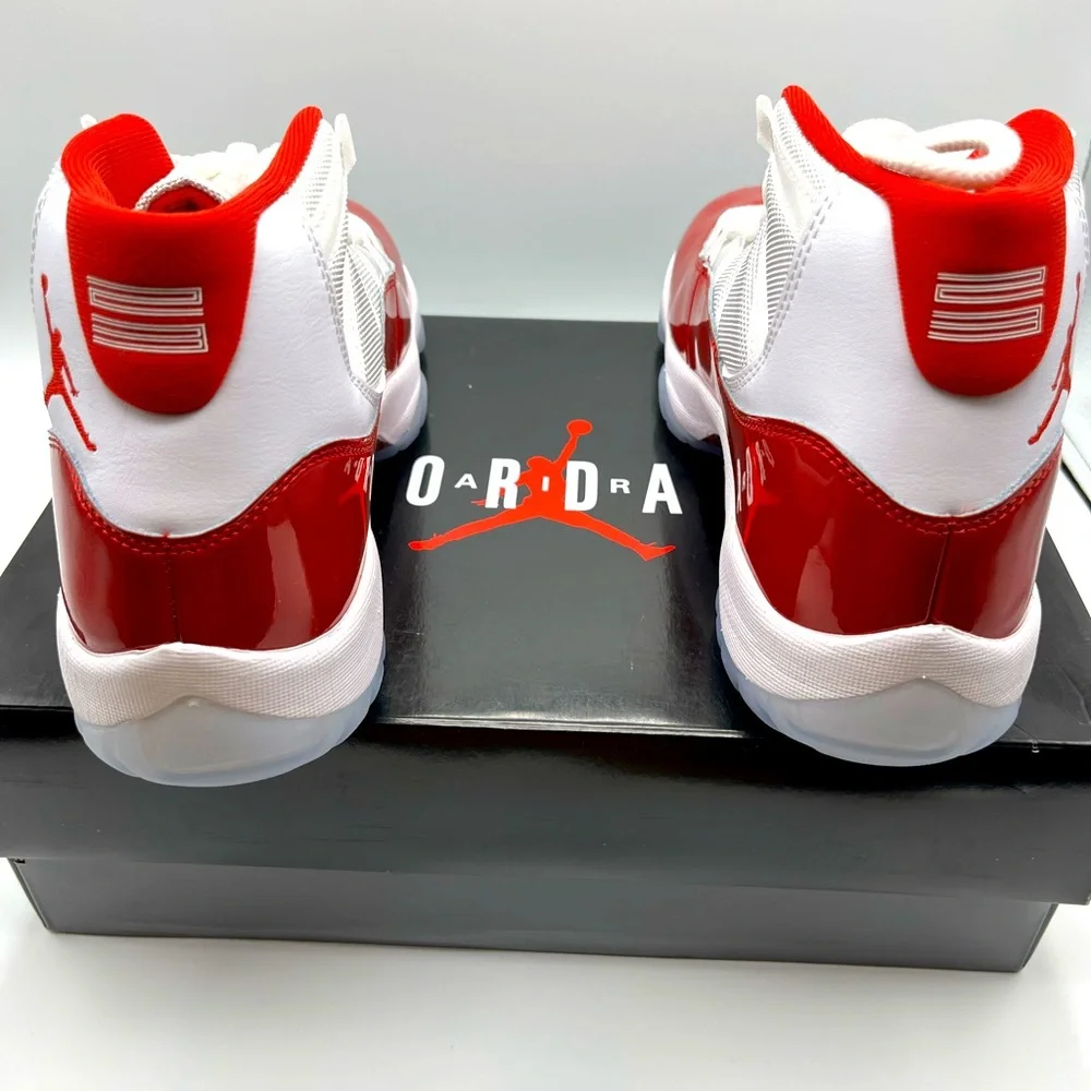 SOLD-New Nike Air Jordan 11 Retro Cherry Men’s Size 9 - Picture 6 of 7